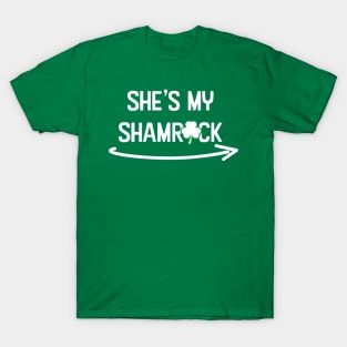 She's my Shamrock st patrick day T-Shirt T-Shirt